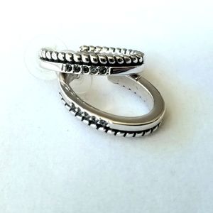 Touchstone Oval jet Black crystal earrings